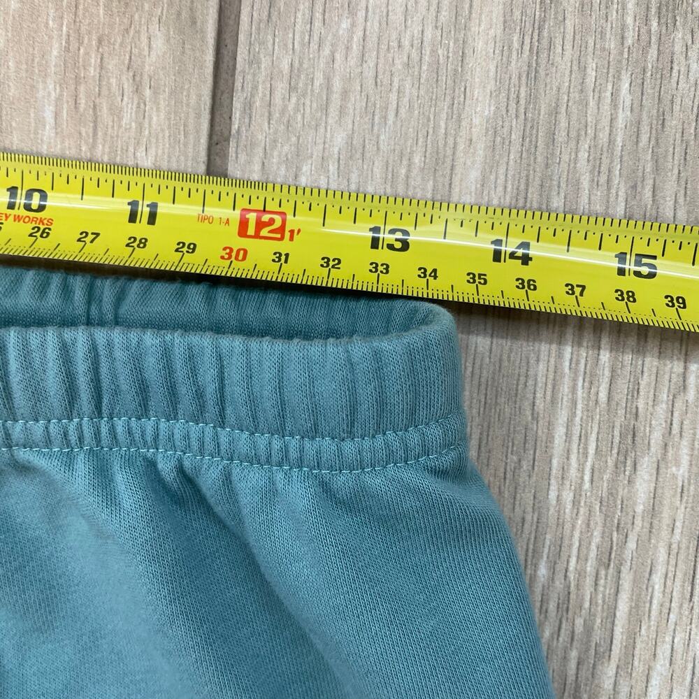 Natural Life Quinn Sweatpants S Teal Boho Sun Rainbow Vintage Floral Jogger - Picture 3 of 12